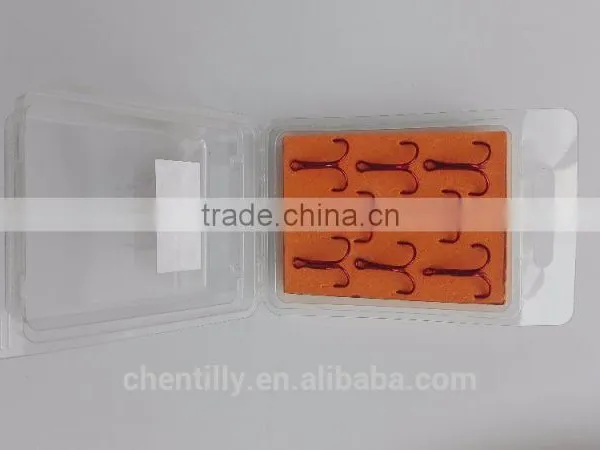 High Carbon Steel Trible Hooks for Wholesale in Assorted Colors photo-2