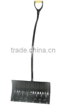 Snow Pusher With Plastic Blade