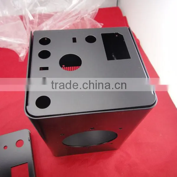 Top Quality Black Powder Coating Metal Chassis/box,sheet Metal Fabrication Box Manufacturer photo-3