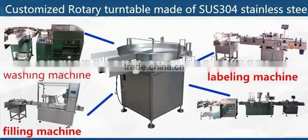 SUS304 Stainless Steel Automatic Alcohol Bottle Collecting Turntable photo-6