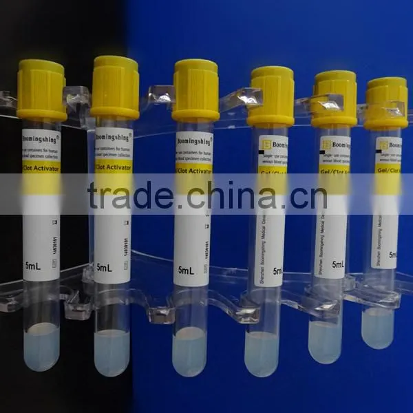 Disposable Sterile Gel&Clot Activator Tube( SST Tube) for Blood Collection