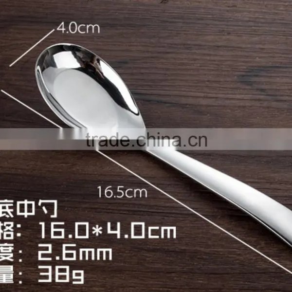 Soup Spoon Stainless Steel 410 of Mirror Polish and Gold Color photo-5