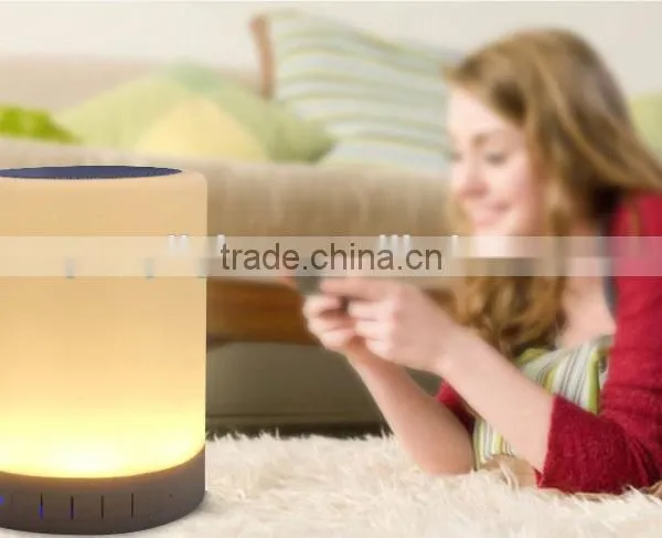 Magic Touch Sensor Color Changing Bluetooth Flashing LED Light Speaker photo-6