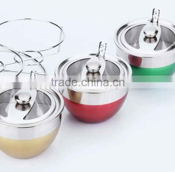 Import Export of Stainless Steel Salt and Pepper Jar Kitchen Accessories photo-3