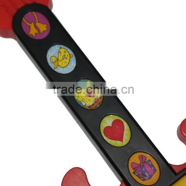 2016 Wholesale Custom Plastic Child Guitar Toy With Battery Operated photo-5