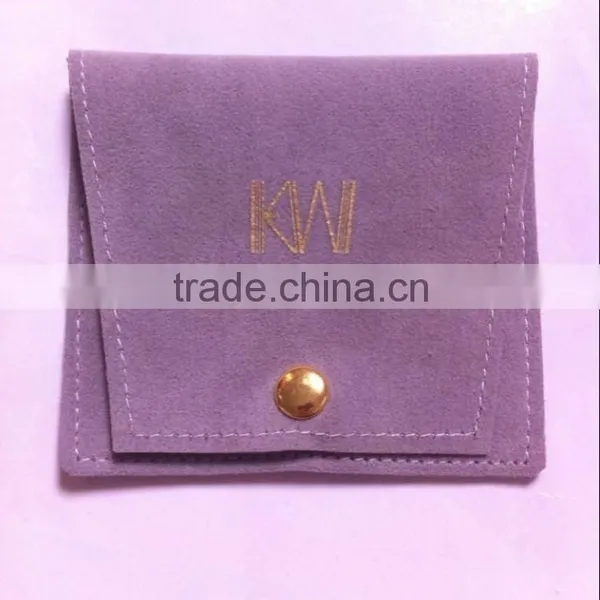 Sept New Custom Suede Jewellery Pouch Envelope Flap Style Quality Choice photo-2