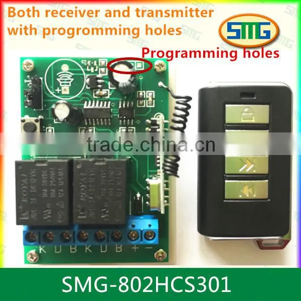 SMG-802HCS301 12V 2ch Remote Controller With Programming Pads photo-3