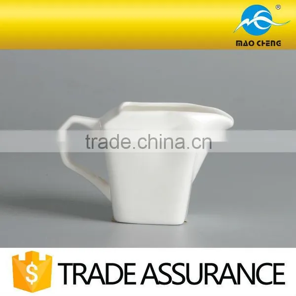 White Ceramic Drinkware Milk Creamer photo-3