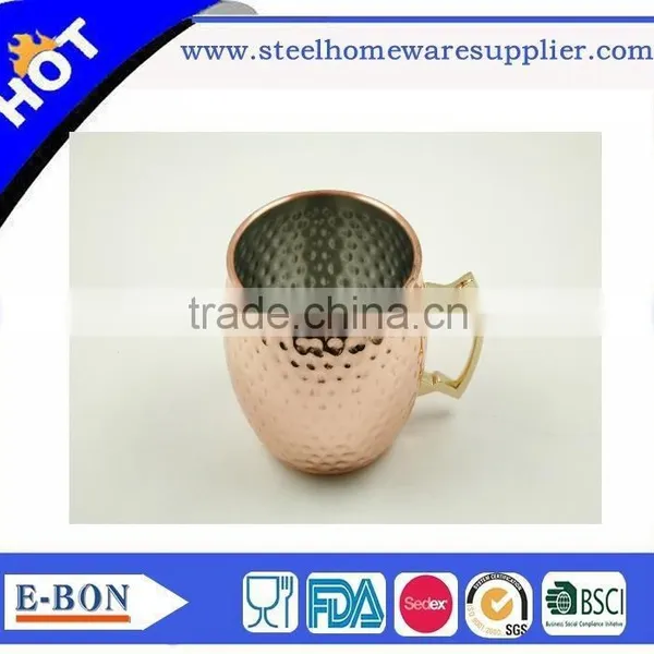 High Quality Standard Hammer Moscow Mule Solid Copper Mugs Quality Choice photo-2