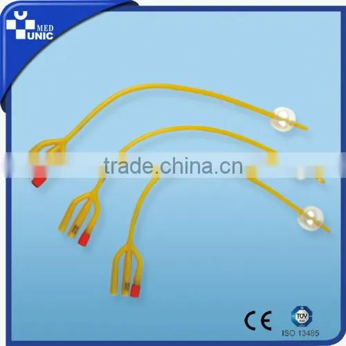 3-way Standard Latex Silicon Foley Catheter