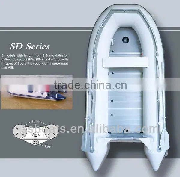 Sunshine PVC 6 Person Aluminum Inflatable Boat photo-2