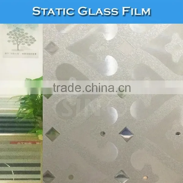 WB22 Low Shrinkage 3D Stained Window Decorative PVC Glass Film photo-3