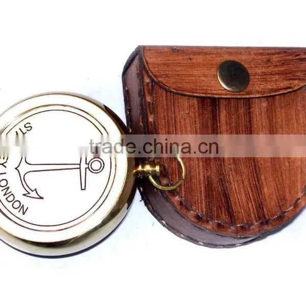 Antique Brass Compass- Maritime Gift Compass-Pocket Compass 13494 photo-5