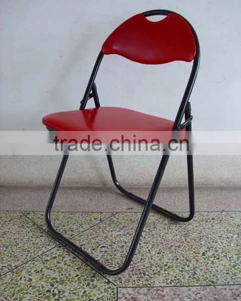 Garden Metal Frame Folded Chair With Padded Seat and Back /cushion
