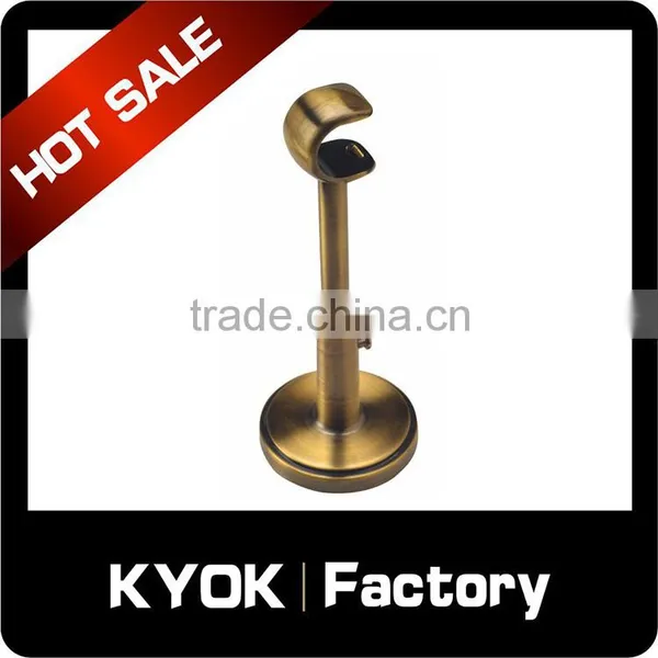 KYOK Electroplating/iron Double Curtain Rod Bracket,wall Mount 16/19mm Brackets,vertical Blinds Component on Sale photo-2