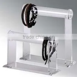 Acrylic Material T Shape Black Acrylic Bracelet Jewelry Display photo-3