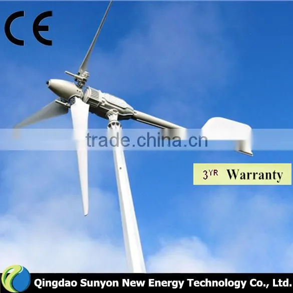 5k Pitch Controlled New Energy Off-grid Wind Turbine With Folding Tower