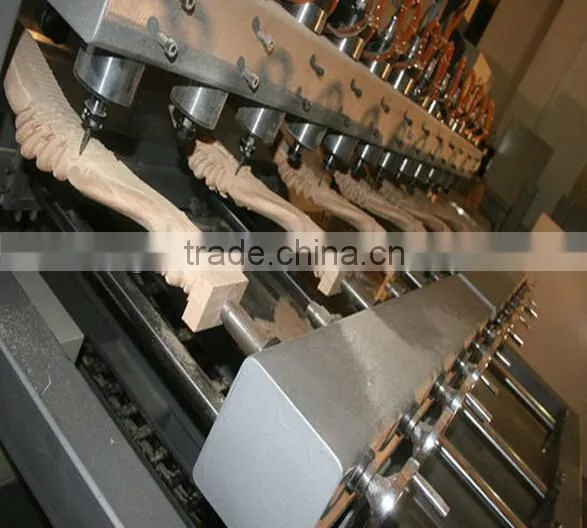 Used Furniture 4 Aixs 8 Heads Multi Spindle 3d Wood Cnc Router photo-2