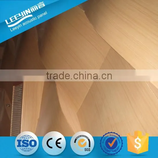 MDF 3d Acoustic Panel Diffusor Church Wooden Acoustic Wall Panel Design