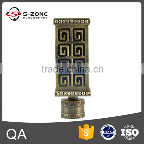 the Latest Curtain Pipe Finials With Curtain Finials New Design photo-4