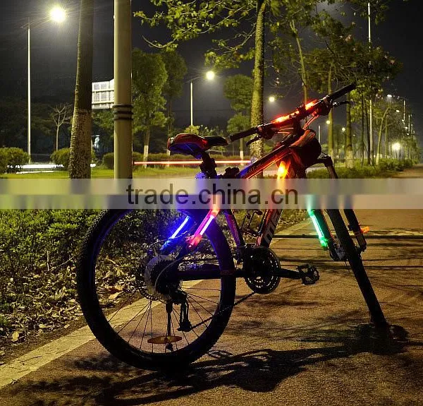 Led Flare Safety Colorful Flashing Light Flexible Stick for Bike photo-3