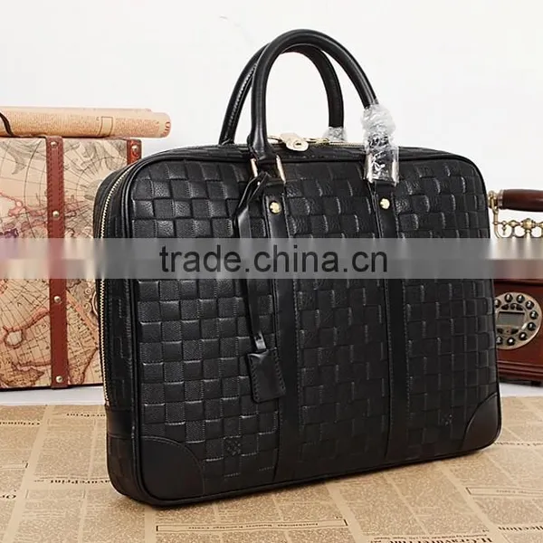Cool Design Stylish Business Men's Luxurious Genuine Leather Briefcase photo-2