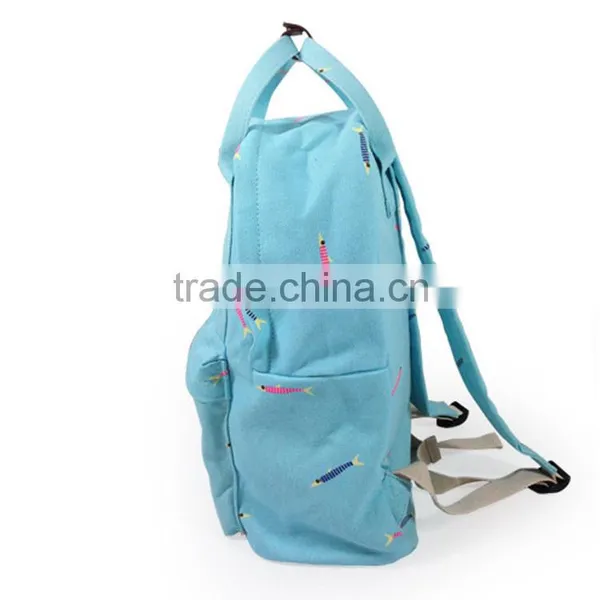 Women's Bags Backpacks Women Fresh Denim Lace Backpack Girls Teenager School Bags Ladies Casual Travel Canvas Backpack photo-3