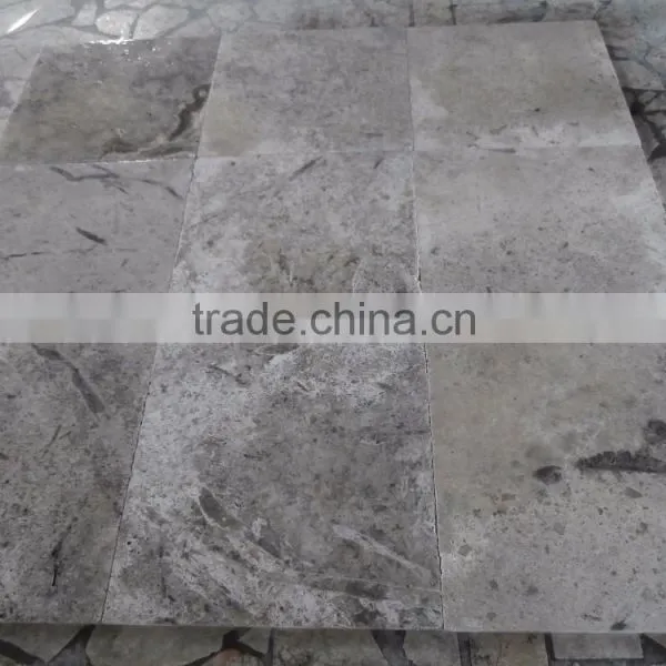 Silver Travertine Tiles From Turkey photo-4