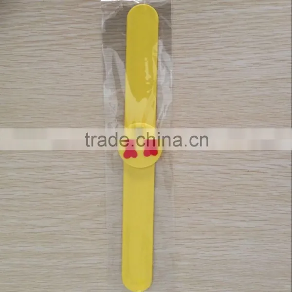 OEM Customized Logo Pvc Snap Slap Bracelet photo-4