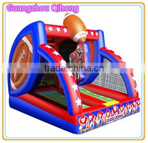 Outdoor or Indoor Sport Game Inflatable Football Toss Game, Good Quality Inflatable Sports Arena for Sale