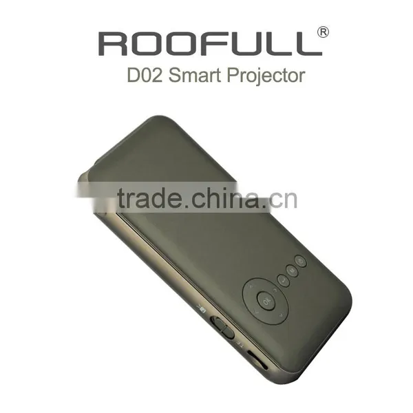 2016 Hot Selling RK3128 Smart Mini Portable Projector Support 4K, H-DMI, USB for Business, Education,and Home Theater photo-3