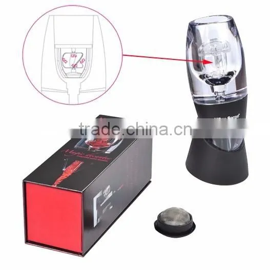 Hour Glass Shaped Magic Decanter Essential Red Wine Aerator photo-5