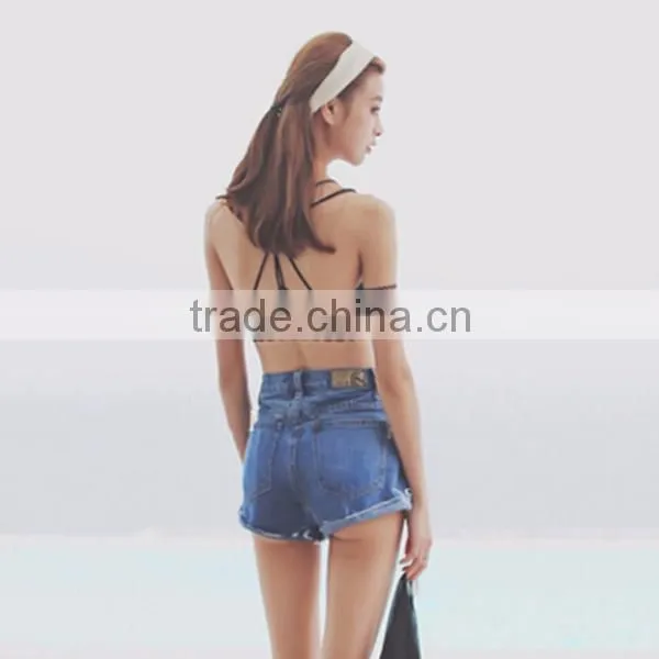 China Factory Beauty Young Lady Lace Trim Women Strap Bra photo-4