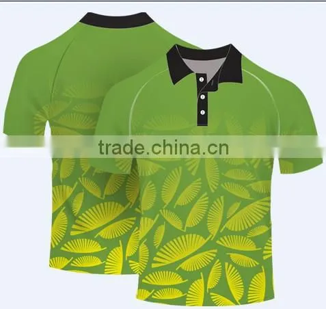 Custom 2015new Style Sublimated Sports Slim Fit Polo Shirt