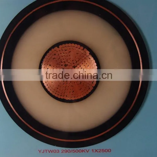 500kV Longitudinal Water-resistant Power Cable of XLPE Insulated Corrugated Aluminum-sheathing PE Sheathed Power Cable photo-5