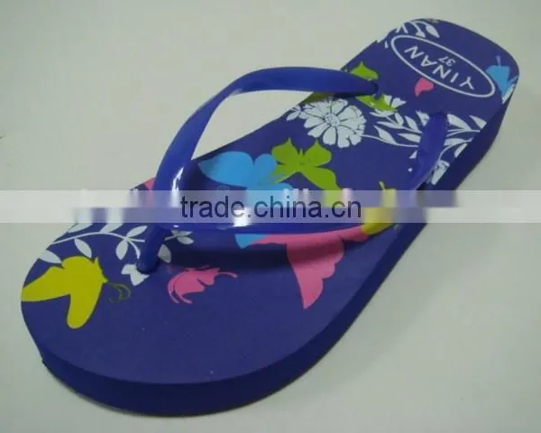 663 LOULUEN Wholesale Women Fashional EVA Wedge Flip Flop Sandals photo-5