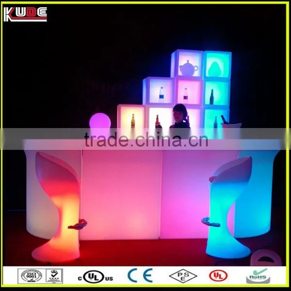 Modern Design LED Plastic Furniture for Outdoor photo-5