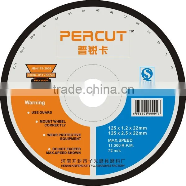 Normal Steel Cutting Wheel for Angle Grinder