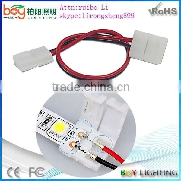 Led Strip Snap Connector 12v Led Lights Connectors 2 Pin Led Strip Light Connector