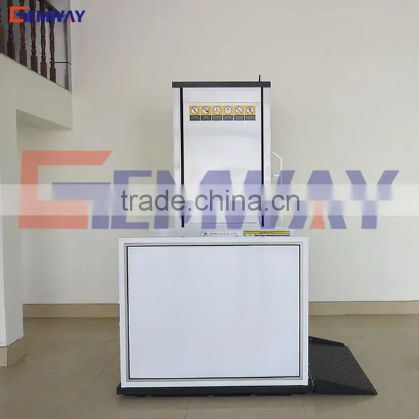 Made in China Hydraulic Vertical Stair Wheelchair Lift for Disabled Person