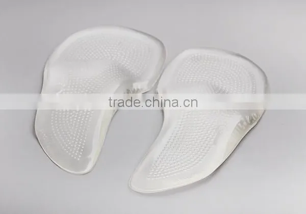 Foot Orthotic Cushioned Arch Support Insole , Foot Care Massage Gel Arch Protector. photo-2