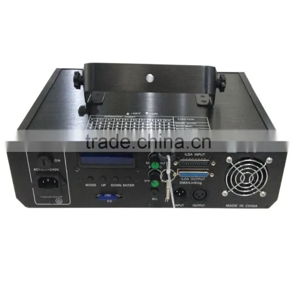 Reke 1 Watt Full Color Ilda Programmable Laser Animation Rgb Laser Light With Memory Card photo-3