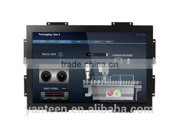1440x900 Resolution 19inch Open Frame Touch Monitor With Capacitve Touchscreen photo-3