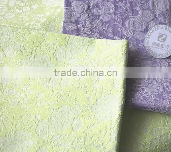 Jacquard Elastic Fabric for Girls' Dress Jacquard Lace Fabric photo-2