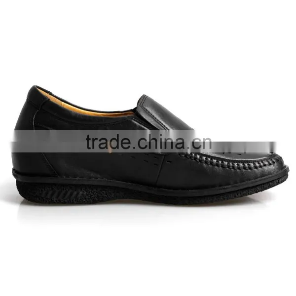 Height Increasing Style Genuine Leather Men Shoes Casual photo-2