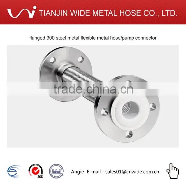 Sus 304/sus316L Flexible Metal Hose for Pump Connection