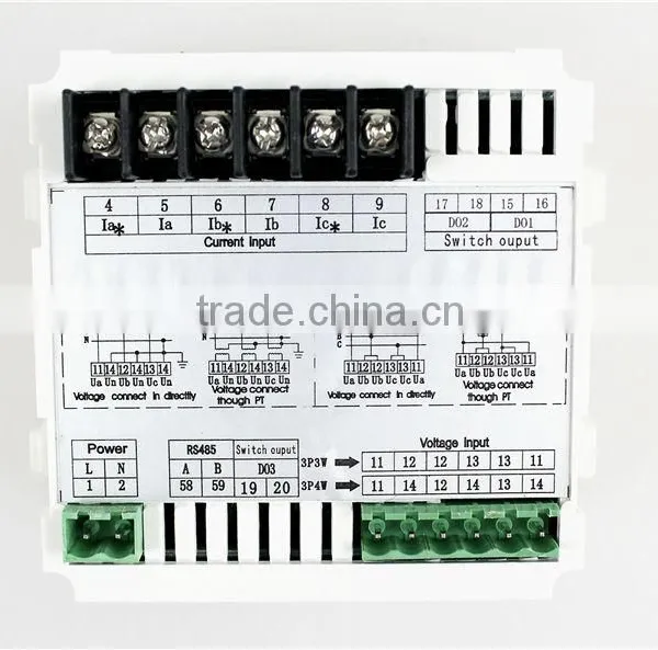 3UI33 Panel Size 96*96 Low Price Led ac Industrial Usage Digital Display Volt Ampere 3 Phase Combined Meter photo-4