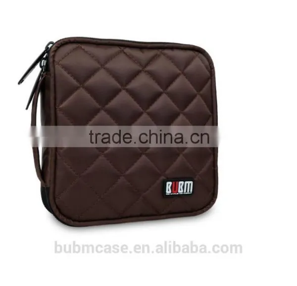 Fashion Coffee 32 Capacity PVC Fabric DVD Case CD Holder Personalized cd Case Multi Disc Dvd Cases photo-2