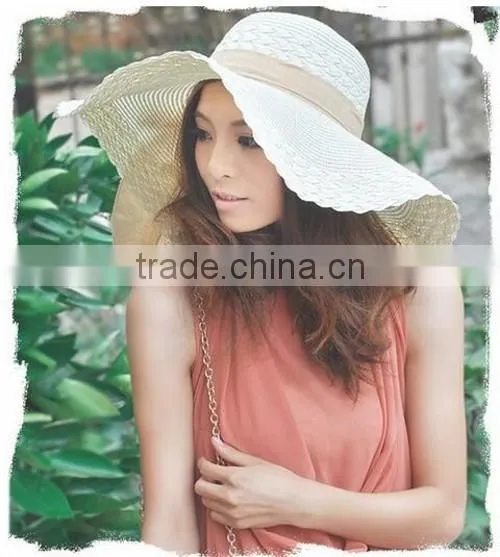 2016 Factory Direct Sexy Ladies Beach Straw Hat Popular Summer Hot Sale Girls Sombrero Straw Hat Wholesale photo-4