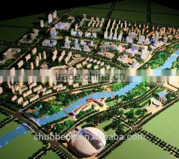 City Centre Planning Program Miniature Building Model Maquette photo-3